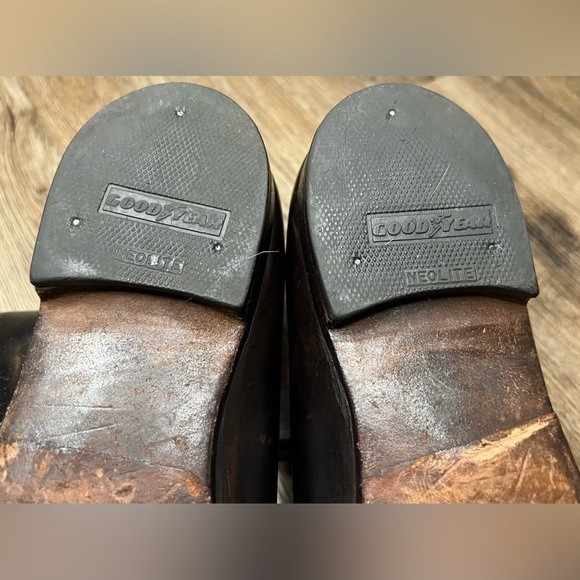 Vintage Salvatore Ferragamo Men’s Shoes Leather Loafer Brown w/ Tassle Size 8.5 - Picture 10 of 12